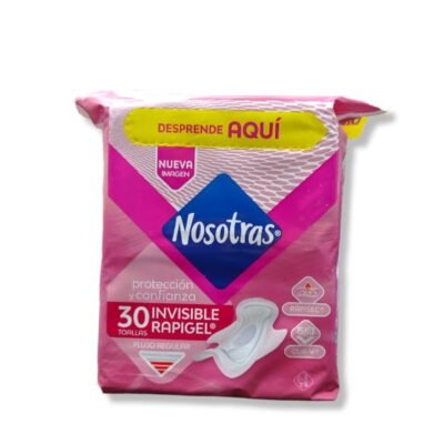 TOALLA NOSOTRAS  INVISIBLE RAPIGEL*30 UN