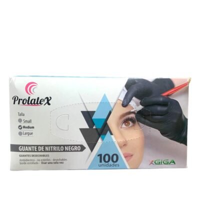 GUANTE NITRILO AZUL PROLATEX TALLA M *100 UND