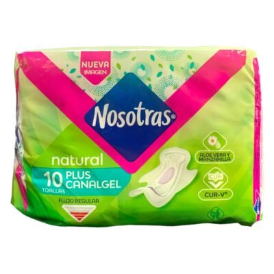 TOALLA NOSOTRAS PLUS CANALGEL * 10 UND