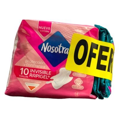 TOALLA NOSOTRAS INVISIBLE RAPIGEL *12 UN