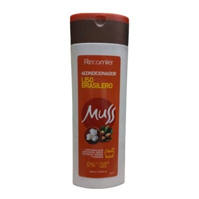 ACONDICIONADOR MUSS LISO BRASILERO  *400 ML