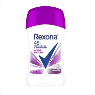 DESODORANTE REXONA BARRA DAMA ACTIVE EMOTION *40G