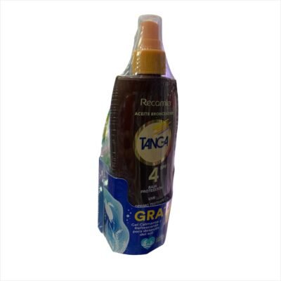 BRONCEADOR TANGA ACEITE SPRAY SPF 4 + GEL REFRESCANTE 85ML