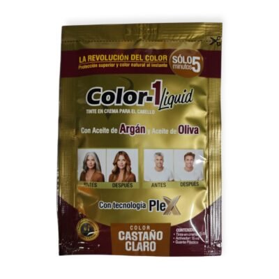 COLOR 1 LIQUIDO CASTAÑO CLARO