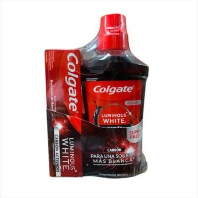 ENJUAGUE BUCAL LUMINOS CARBON+COLGATE LUMINOUS CARBON * 75 ML