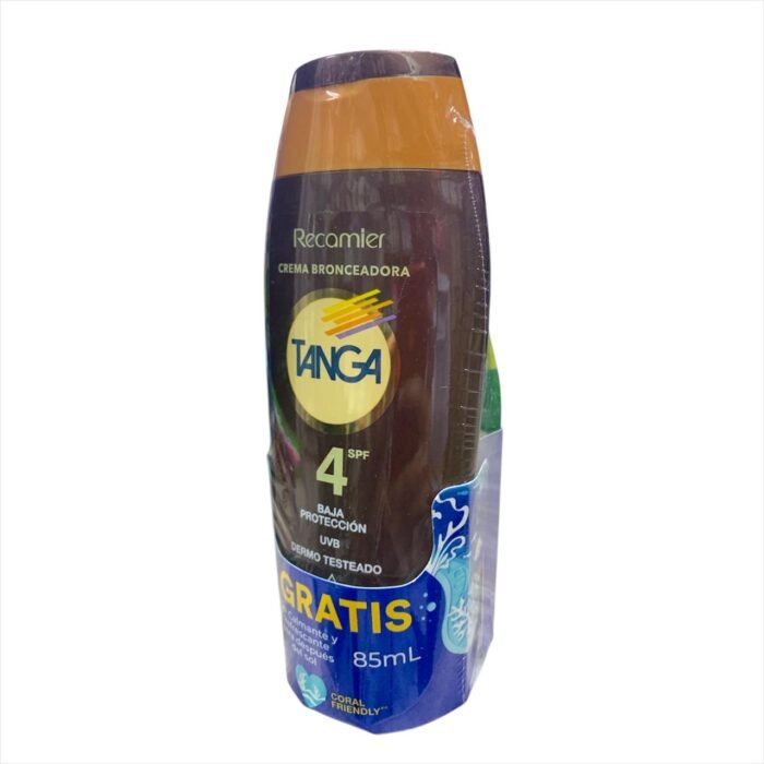 BRONCEADOR TANGA CREMA *220ML SPF 4 + GEL REFRESCANTE 85ML