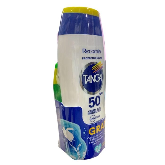 BLOQUEADOR TANGA SPF50 *220 + GEL REFRESCANTE *85