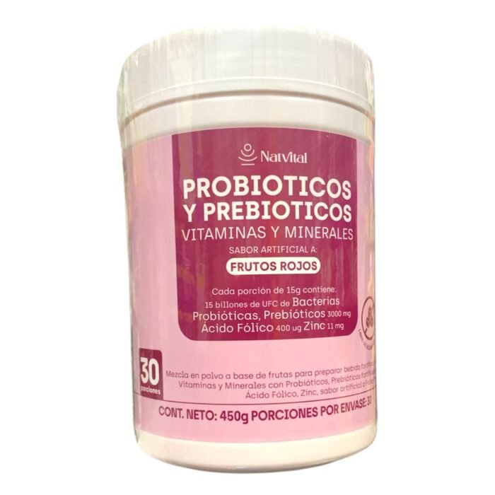 PROBIOTICOS Y PREBIOTICOS SUPLEMENTO NARVITAL *450GR