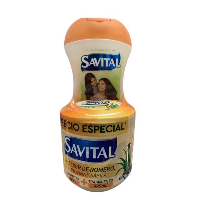 SHAMPOO + TRATAMIENTO SAVITAL ELIXIR ROMERO