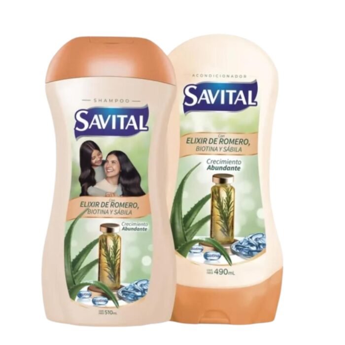 SHAMPOO + ACONDICIONADOR SAVITAL ELIXIR ROMERO
