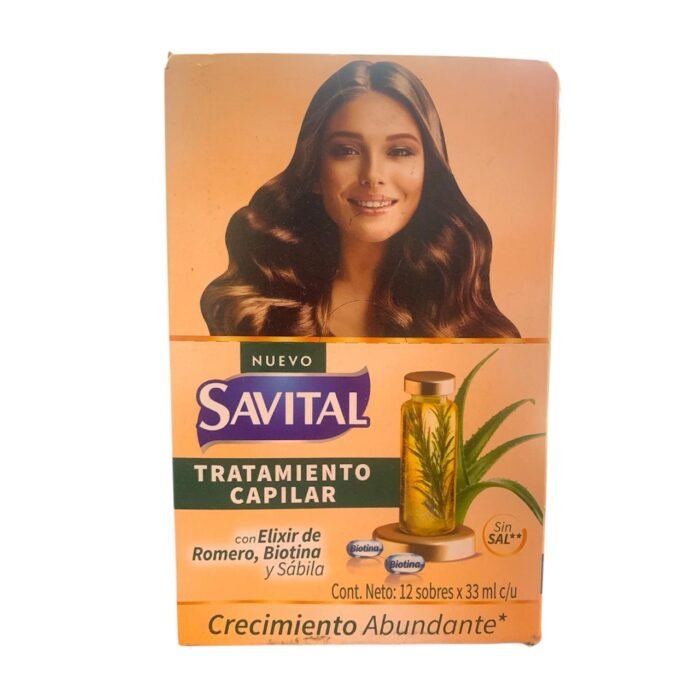 TRATAMIENTO SAVITAL CRECIMIENTO-ELIXIR*12 SOBRES * 33 M