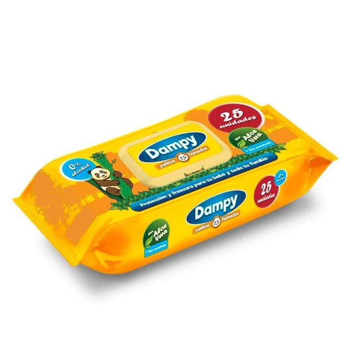 PAÑITOS DAMPY * 25 UND