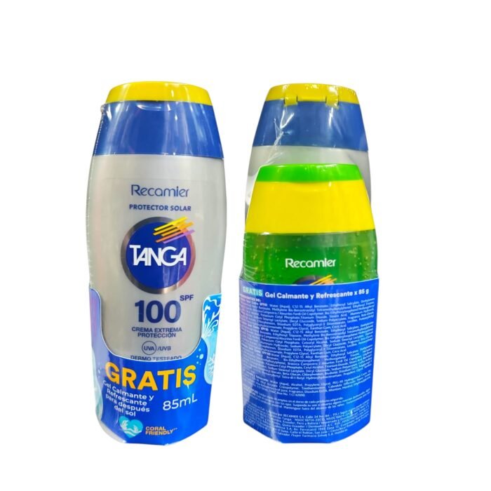 BLOQUEADOR TANGA FAC 100 + GEL REFRESCANTE *85 ML