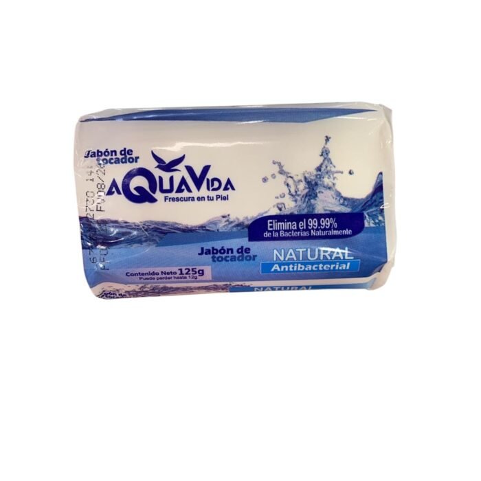 JABON AQUAVIDA NATURAL*125 GMS