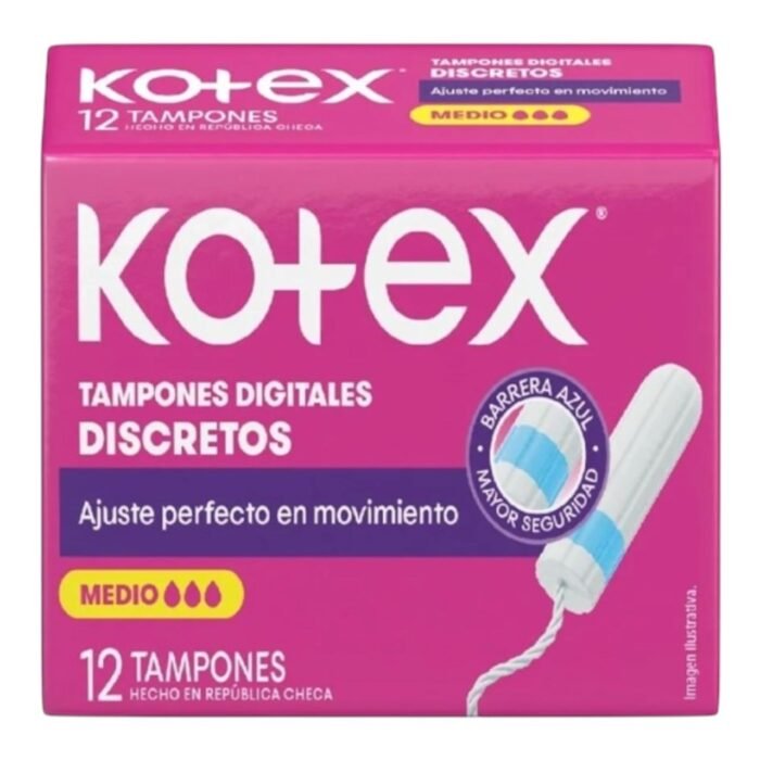 TAMPONES KOTEX MEDIO *12 UND
