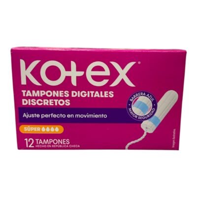 TAMPONES KOTEX SUPER *12 UND