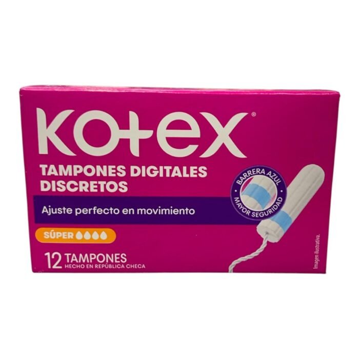 TAMPONES KOTEX SUPER *12 UND
