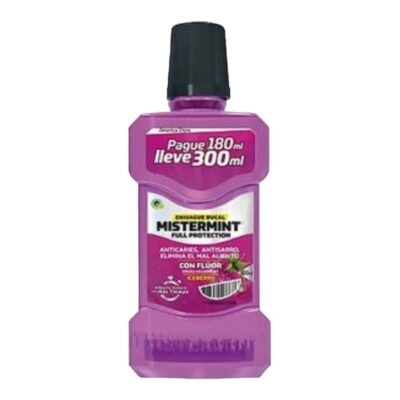 ENJUAGUE MISTERMIN FULL PROTECTION MORADO* 300 ML